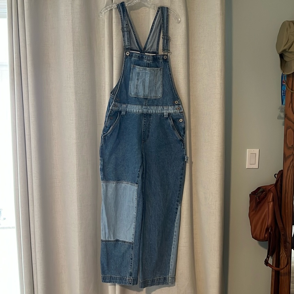 Denim overalls